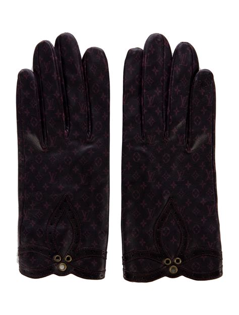 lv leather gloves